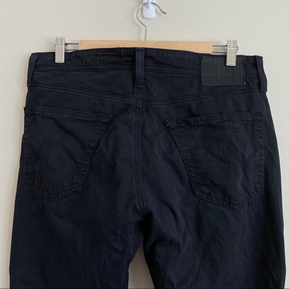 𝅺adriano Goldschmied AG The Graduate Black Pant Tailored Leg Men's Sz 32x32 - Picture 3 of 9